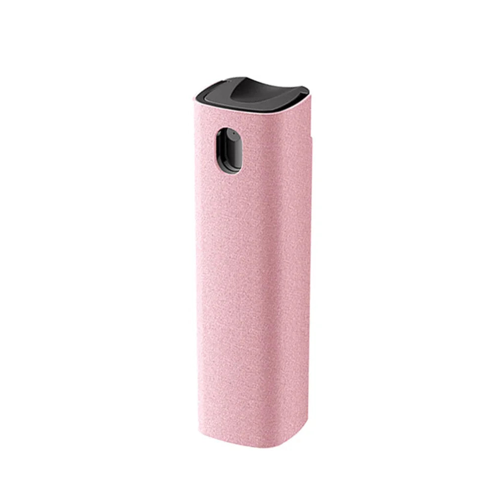 2 In 1 Phone Screen Cleaner Spray Computer Mobile Phone Screen Dust Remover Tool Microfiber Cloth For iPhone iPad Apple Polish